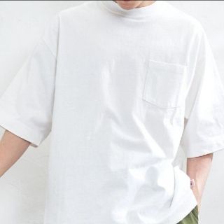 コーエン(coen)の【未使用】coen クルーネックTシャツ　Mサイズ　ホワイト(Tシャツ/カットソー(半袖/袖なし))