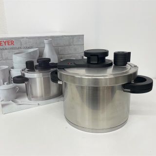 マイヤー(MEYER)のマイヤー Meyer 圧力鍋 ステンレス IH対応 圧力鍋 4.0L(鍋/フライパン)