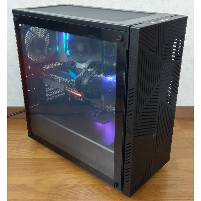 ゲーミングPC/Ryzen5-5600X/RTX3070/Win10Home スマホ/家電/カメラのPC/タブレット(デスクトップ型PC)の商品写真