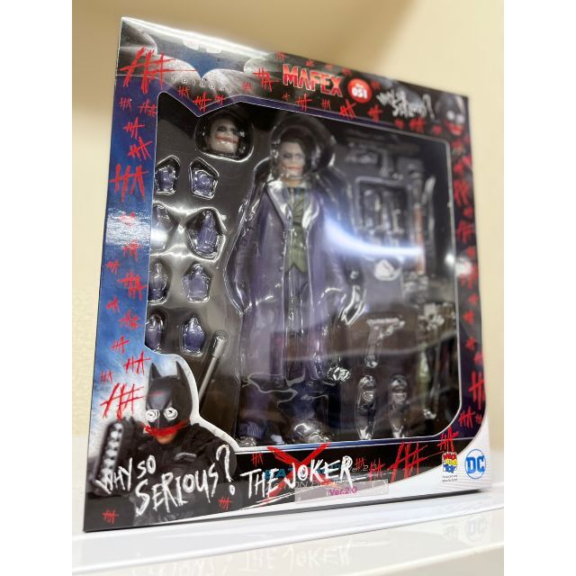 アメコミMAFEX THE JOKER Ver.2.0 ジョーカー ダークナイト フィギ