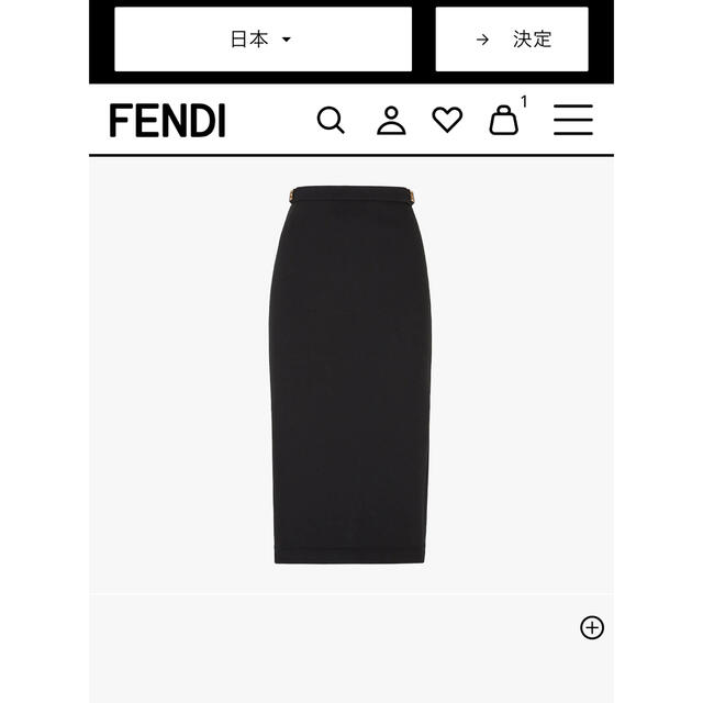 FENDI(フェンディ)の🉐フェンディ　2022-2023スカート レディースのスカート(ひざ丈スカート)の商品写真