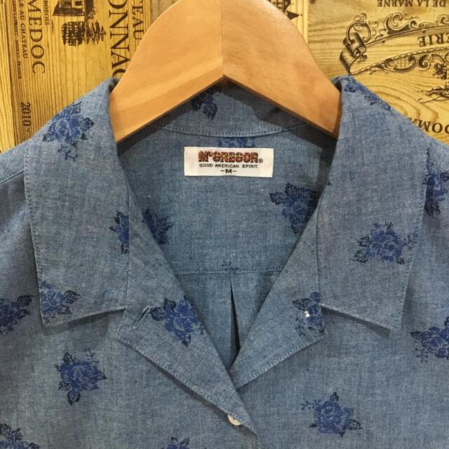 70s 80s 90s オープンカラーシャツ　ヴィンテージ マックレガー　半袖