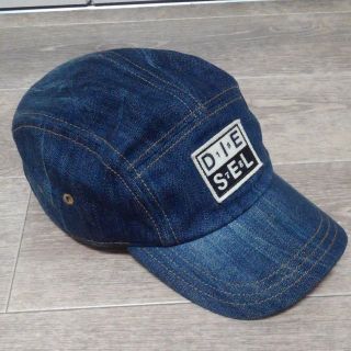 ディーゼル(DIESEL)のDIESEL ユーズド加工 デニムキャップ(キャップ)