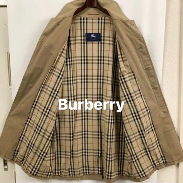 美品］BURBERRY LONDON バーバリー ステンカラーコート ベージュ 最も ...