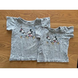 エフオーキッズ(F.O.KIDS)のお揃いTシャツ　80&100 2枚セット(Tシャツ/カットソー)