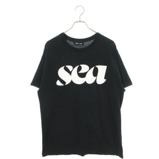 ウィンダンシー(WIND AND SEA)のウィンダンシー WDS-CS-142 SEAロゴプリントTシャツ メンズ L(Tシャツ/カットソー(半袖/袖なし))