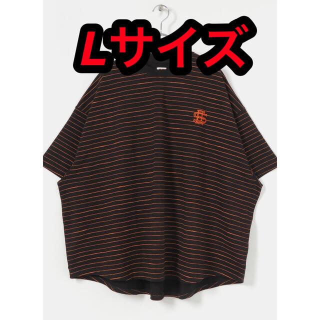 Lサイズ BOADER TEE ボーダートップス