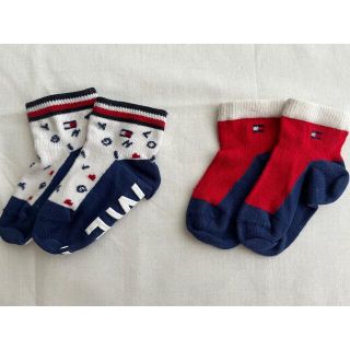 トミーヒルフィガー(TOMMY HILFIGER)の赤ちゃん/キッズ靴下　 TOMMY HILFIGER 2足セット(靴下/タイツ)