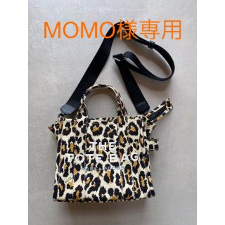 マークジェイコブス(MARC JACOBS)の《MARC JACOBS》マークジェイコブス ヒョウ柄トートバッグ (f492)(ショルダーバッグ)