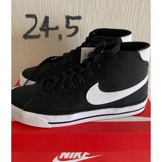 ナイキ(NIKE)のNIKE ナイキ コート レガシー キャンバス MID スニーカー　24.5(スニーカー)