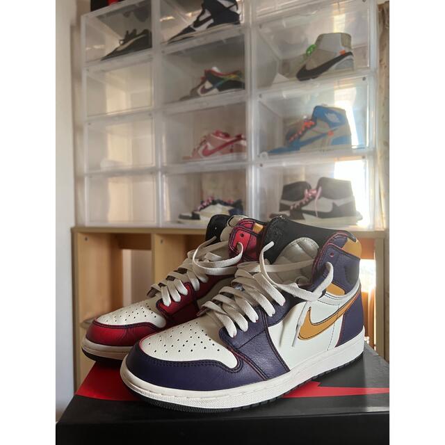 優先配送 NIKE - NIKE JORDAN1 SB LAKERS スニーカー - zoopalic.com