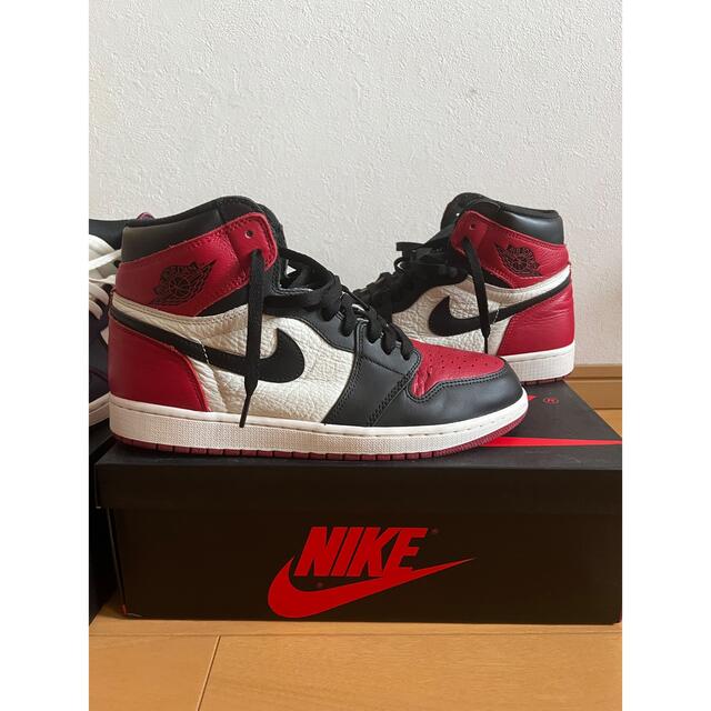 NIKE JORDAN1 BRED TOE