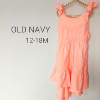 オールドネイビー(Old Navy)の【新品]OLD NAVY　ネオンピンク　ワンピース(ワンピース)