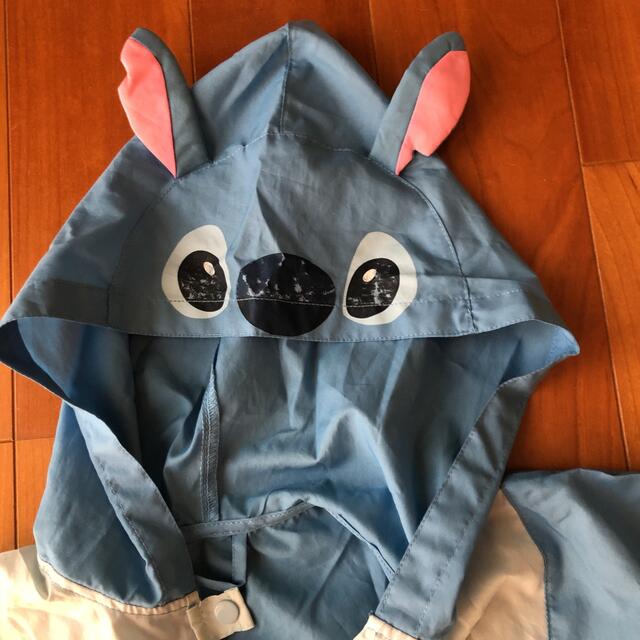 STITCH(スティッチ)の【ディズニー】　ステッチ　ポンチョ エンタメ/ホビーのおもちゃ/ぬいぐるみ(キャラクターグッズ)の商品写真