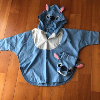 スティッチ(STITCH)の【ディズニー】　ステッチ　ポンチョ(キャラクターグッズ)