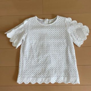 チェスティ(Chesty)のChestyチェスティ♡白レーススカラップブラウス(シャツ/ブラウス(半袖/袖なし))