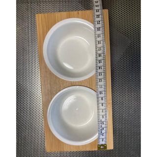 ペット用食器 2個と台(猫)