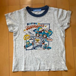 ファミリア(familiar)のfamiliarレーシングカー柄プリント　半袖Tシャツ100男の子(Tシャツ/カットソー)