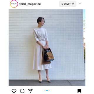 ドゥーズィエムクラス(DEUXIEME CLASSE)のthird magazine ワンピース(ひざ丈ワンピース)