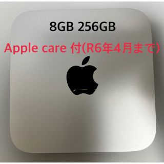 マック(Mac (Apple))のMac mini M1 2020 8gb 256gb apple care付(デスクトップ型PC)