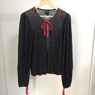 アナスイ(ANNA SUI)のANNA SUI 鍵あみカーディガン(カーディガン)