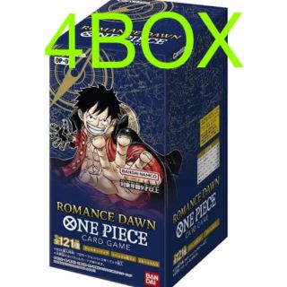 バンダイ(BANDAI)のONE PIECEカードゲームROMANCE DAWN　4BOX　新品未開封(Box/デッキ/パック)