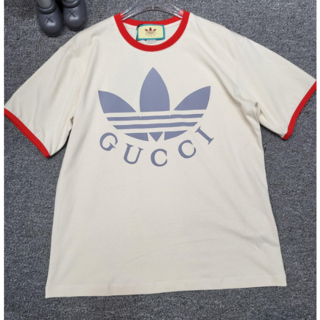 Gucci - GUCCI アディダス x グッチ コットンジャージーTシャツの通販 
