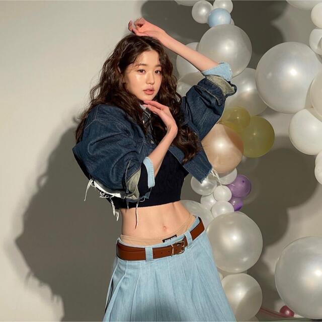 ミュウミュウ MIUMIU Gジャン デニムジャケット 19sss