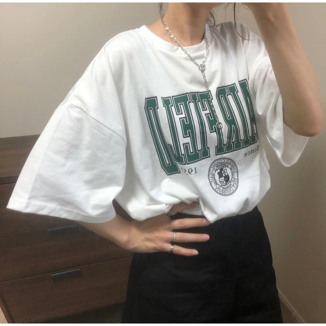 アズールバイマウジー トップス ロンT Tシャツ ストリート 廃盤 ロゴ