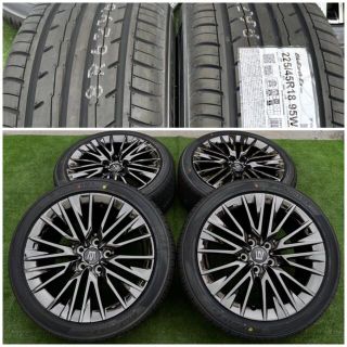 トヨタ(トヨタ)の新品トヨタ220系 クラウン 純正18インチ ホイール★225/45R18 4本(タイヤ・ホイールセット)