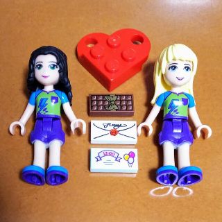 レゴ(Lego)のレゴ★フレンズ ミニフィグ＋小物  バレンタイン D 美品 人気(キャラクターグッズ)