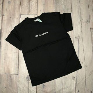 ドルチェアンドガッバーナ(DOLCE&GABBANA)のドルチェ＆ガッバーナ　半袖Tシャツ◇6サイズ　ブラック　クリーニング済み・美品(Tシャツ/カットソー)