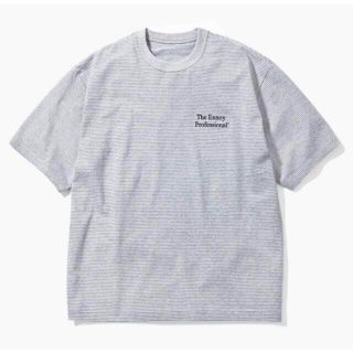 ワンエルディーケーセレクト(1LDK SELECT)のLサイズ ennoy ボーダー Tシャツ グレー ネイビー 新品未開封(Tシャツ/カットソー(半袖/袖なし))