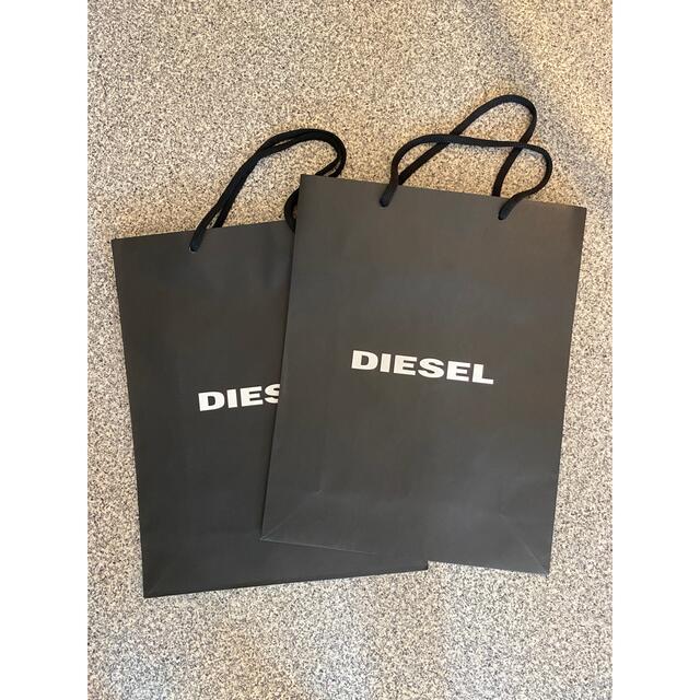 DIESEL(ディーゼル) ショッパー2枚 - ショップ袋