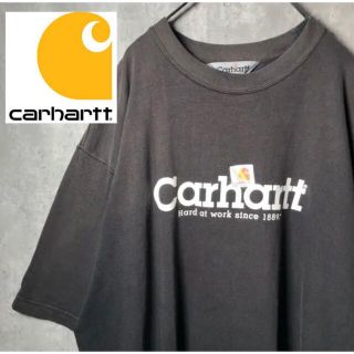 カーハート(carhartt)の希少☆ オールド カーハート ビッグシルエットT  挟みネームタグ付  XL(Tシャツ/カットソー(半袖/袖なし))