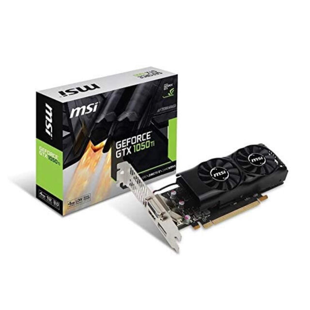 7GHzバスインターフェイスMSI GeForce GTX 1050 Ti 4GT LP