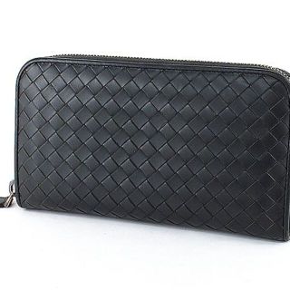 ボッテガヴェネタ(Bottega Veneta)のボッテガヴェネタ  イントレチャート ラウンドファスナー 長財布 114076(長財布)