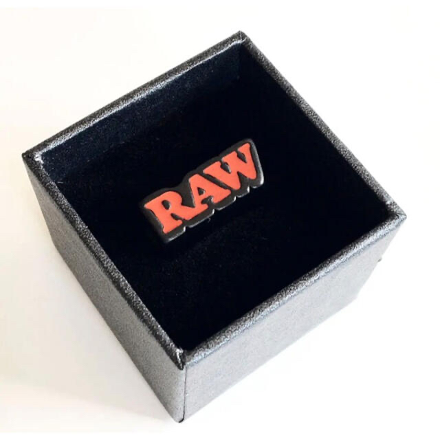 新品　RAW 正規品　スモーキングリング　マットブラック　US 10号　指輪