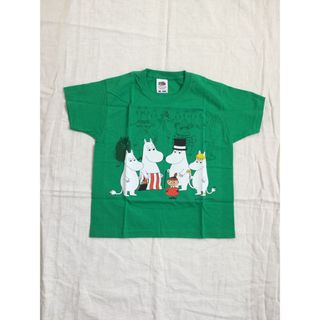 フルーツオブザルーム(FRUIT OF THE LOOM)のFRUIT OF THE LOOM Tシャツ ムーミン　緑　104センチ(Tシャツ/カットソー)