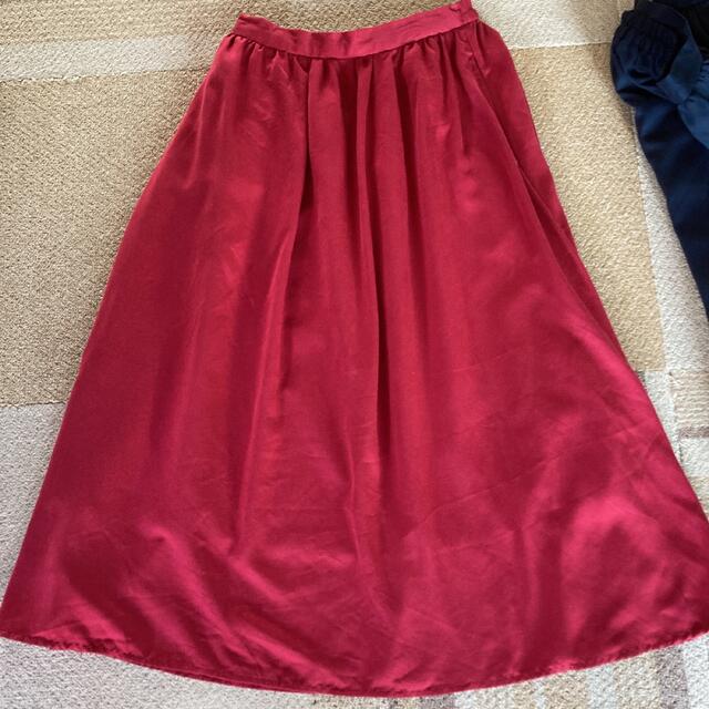 ehka sopo(エヘカソポ)のehka sopo ロングスカート　紺　赤　2セット レディースのスカート(ロングスカート)の商品写真