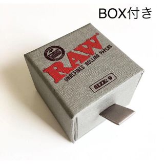 新品　RAW 正規品　スモーキングリング　ゴールド　US 9号  指輪　ゆびわ