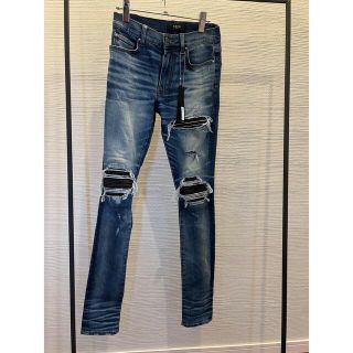 アミリ(AMIRI)のamiri アミリ ショットガン バイカーデニムパンツ 28 スキニー mx1(デニム/ジーンズ)