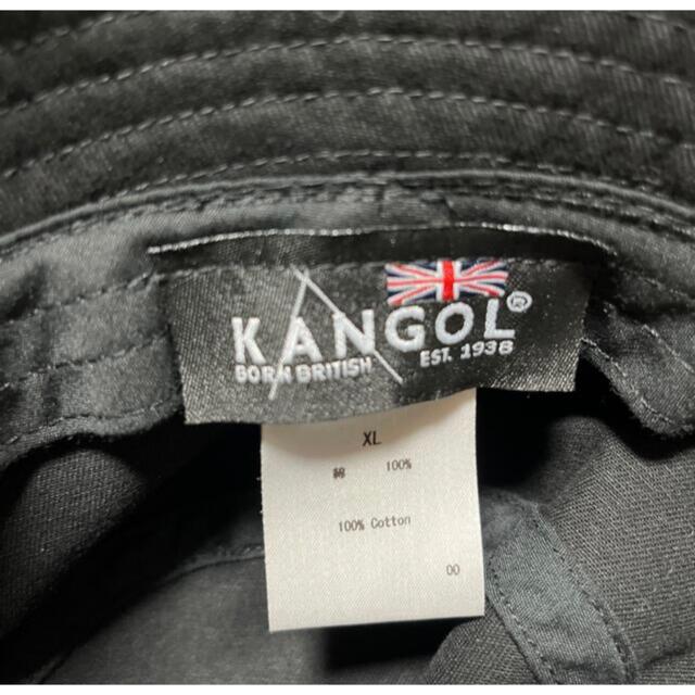 KANGOL(カンゴール)のKANGOL カンゴール XL 黒 バケットハット BLACK 大きめ ビッグ メンズの帽子(ハット)の商品写真