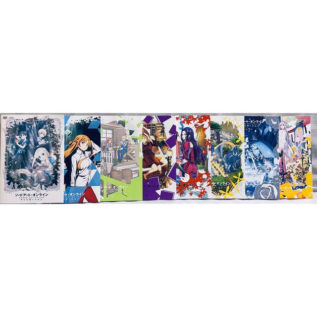 ソードアート・オンライン　アリシゼーション　１期+２期　各全８巻　DVD