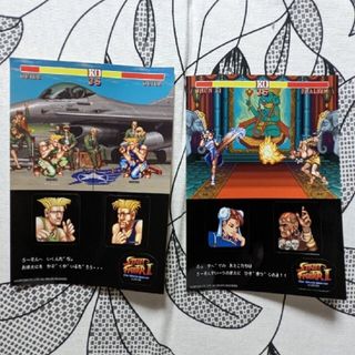 カプコン(CAPCOM)のストⅡ 35周年記念シール(ゲームキャラクター)