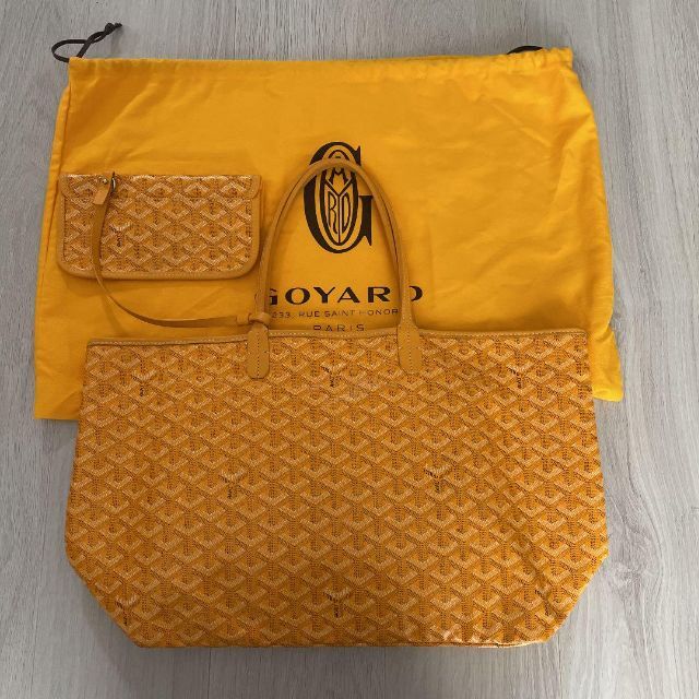 国内配送】 GOYARD - ゴヤール サンルイPM イエローの通販 by Ma&