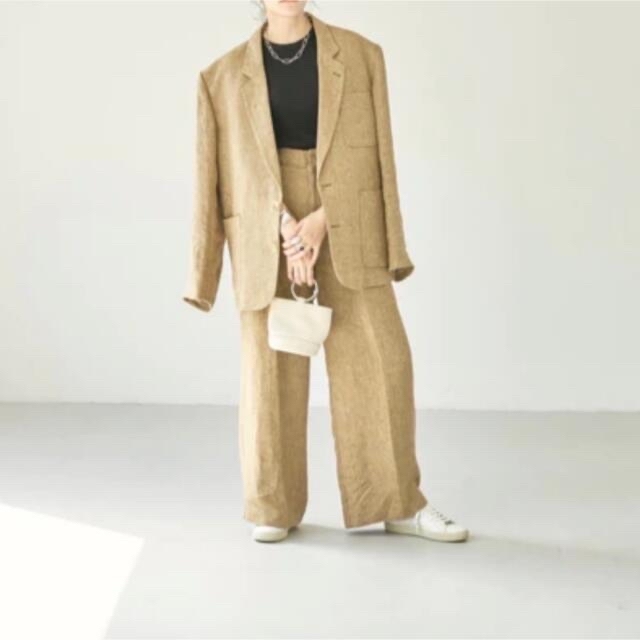 TODAYFUL(トゥデイフル)のTODAYFUL   Tuck Linen Trousers タックリネン レディースのパンツ(カジュアルパンツ)の商品写真