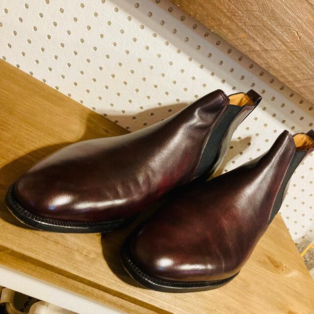 JOHN LOBB(ジョンロブ)のジョンロブ TUDOR 7000B ミュージアムスカーフ　約27cmサイドゴア メンズの靴/シューズ(ドレス/ビジネス)の商品写真