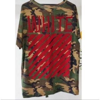 オフホワイト(OFF-WHITE)のOFF-WHITE CAMOUFLAGE TEE オフホワイト(Tシャツ/カットソー(半袖/袖なし))