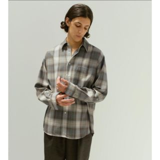 オーラリー(AURALEE)のAURALEE SUPER LIGHT WOOL CHECK SHIRTS(シャツ)